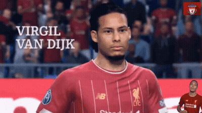 Man In Red Virgil Van Dijk Jersey GIF