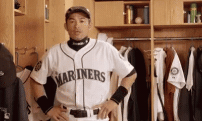 Man In Red White And Blue Striped Shirt And Hat GIF