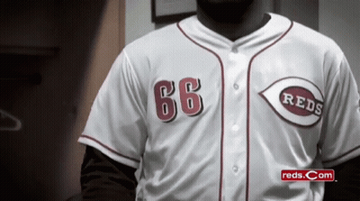 Man In Reds Jersey Number 66 GIF