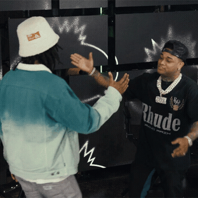 Man In Rhude Shirt GIF