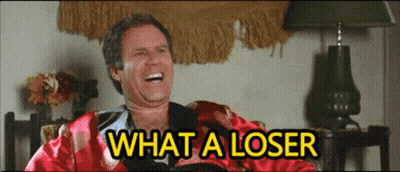 Man In Robe Laughing Saying What A Loser GIF