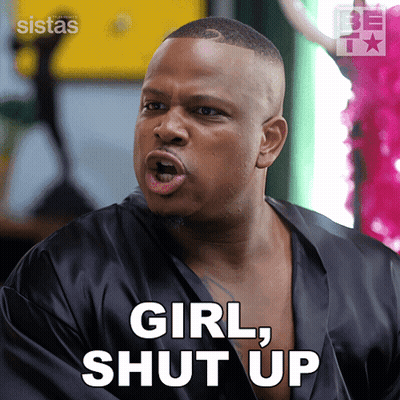 Man In Robe Saying Girl Shut Up GIF