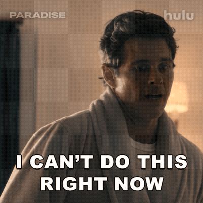 Man In Robe Saying I Can't Do This Right Now GIF