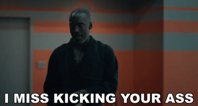 Man In Robe Saying I Miss Kicking Your Ass GIF