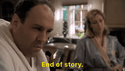 Man In Robe Says End Of Story GIF