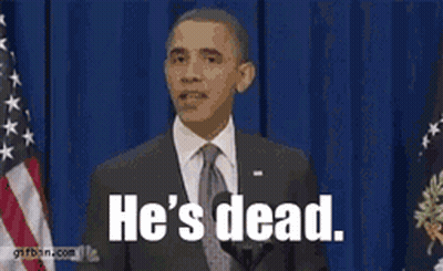 Man In Robe Says He's Dead At Door GIF