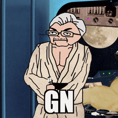 Man In Robe With GN GIF
