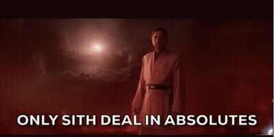 Man In Robe With Sith Quote GIF
