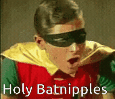 Man In Robin Costume Says Holy Batnips GIF