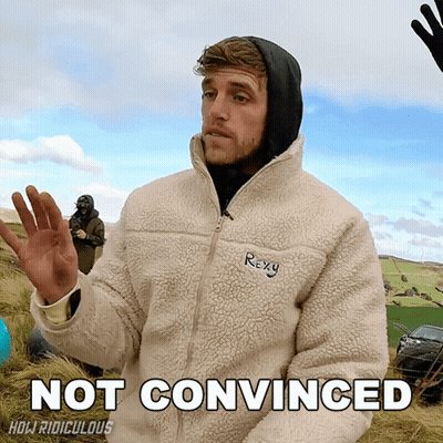 Man In Roxy Jacket Not Convinced GIF