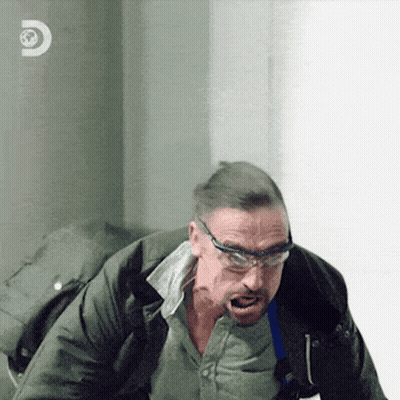 Man In Safety Goggles And Black Jacket GIF