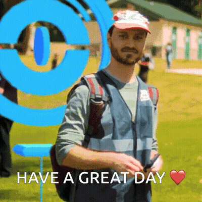 Man In Safety Vest Saying Have A Great Day GIF