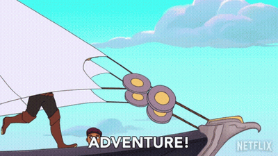 Man In Sailboat Adventure GIF