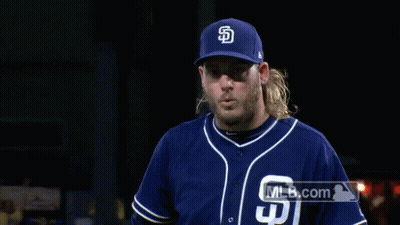 Man In San Diego Padres Baseball Uniform GIF