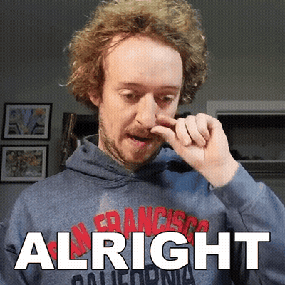 Man In San Francisco California Hoodie Holding Nose GIF