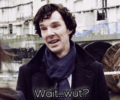 Man In Scarf And Coat Saying Wait Wut GIF