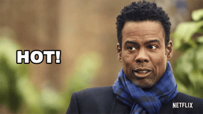 Man In Scarf And Suit Says Hot Netflix Ad GIF
