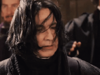 Man In Scarf, Long Black Hair, Before Group GIF
