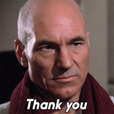 Man In Scarf Saying Thank You GIF