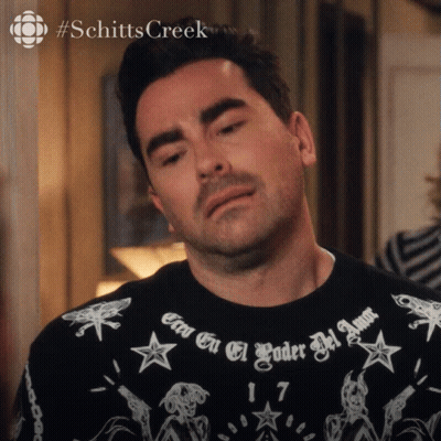 Man In Schitt's Creek Shirt GIF
