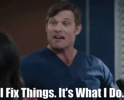 Man In Scrubs Saying I Fix Things It's What I Do GIF