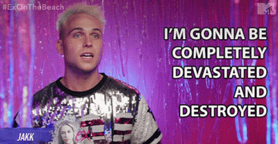 Man In Sequined Shirt Saying I'm Gonna Be Completely Devastated And Destroyed GIF