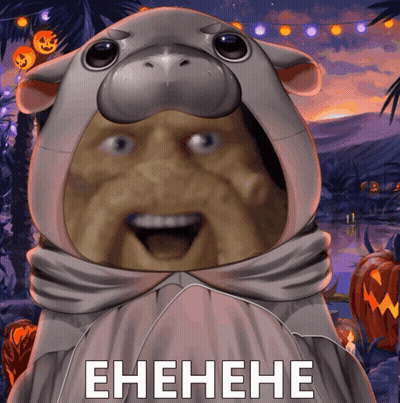 Man In Sheep Costume Saying Ehehe GIF
