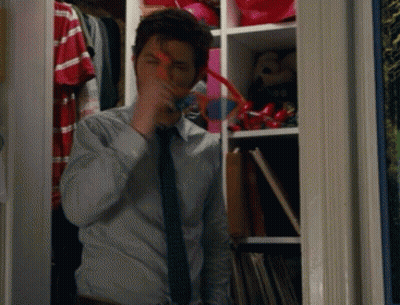 Man In Shirt And Tie Standing GIF