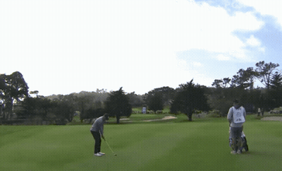 Man In Shirt Saying Ain Playing Golf GIF