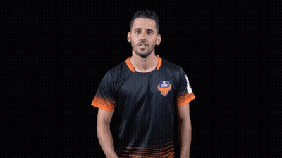 Man In Shirt Saying FC Goa GIF
