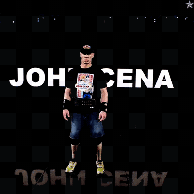 Man In Shirt Saying John Cena GIF