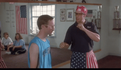 Man In Shirt Saying Man In Front Of Group GIF