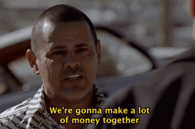 Man In Shirt Saying We're Gonna Make A Lot Of Money Together GIF