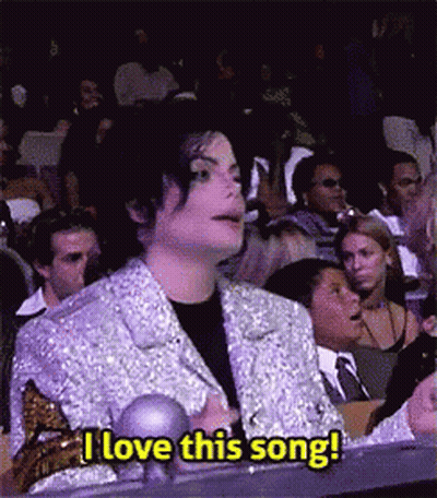 Man In Silver Jacket Saying I Love This Song GIF