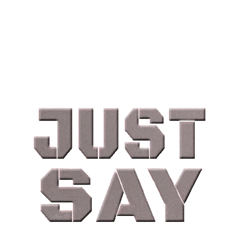 Man In Silver Jacket Saying No Sticker