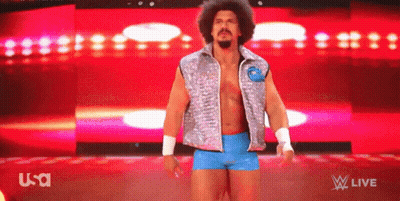 Man In Silver Vest And Blue Shorts USA GIF