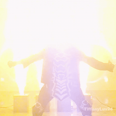 Man In Skeleton Costume Saying Nfanyluv24 Yellow GIF
