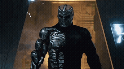 Man In Skeleton Costume Standing In Doorway GIF