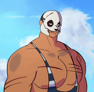 Man In Skull Mask GIF