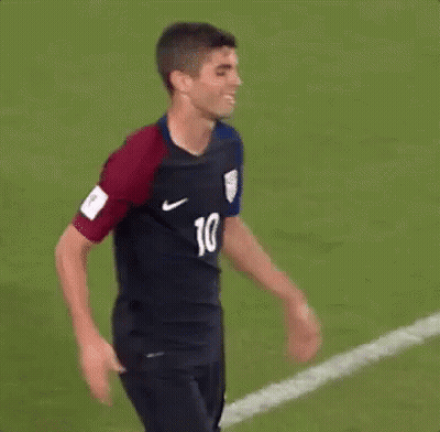 Man In Soccer Uniform On Soccer Field GIF