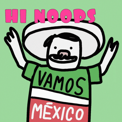 Man In Sombrero And Hi Noods Shirt GIF