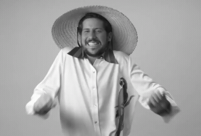 Man In Sombrero Dancing GIF