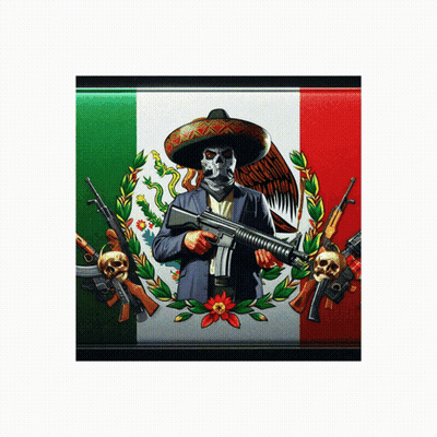 Man In Sombrero Holding Gun GIF