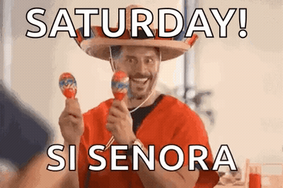 Man in Sombrero Holding Maracas