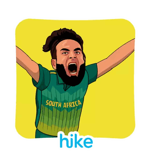 Man In South Africa Shirt Sticker