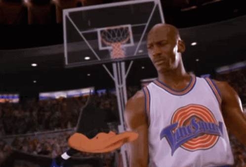Man In Space Jam Jersey GIF