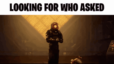 Man In Space Suit Looking For Who Asked GIF