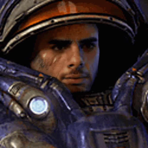 Man In Space Suit With Helmet GIF