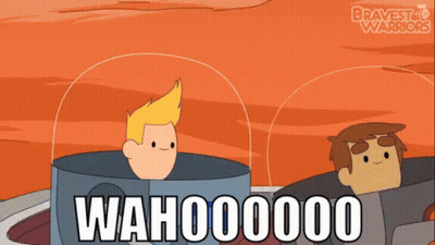 Man In Spaceship Saying Wah000000 GIF