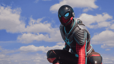 Man In Spider-Man Costume GIF
